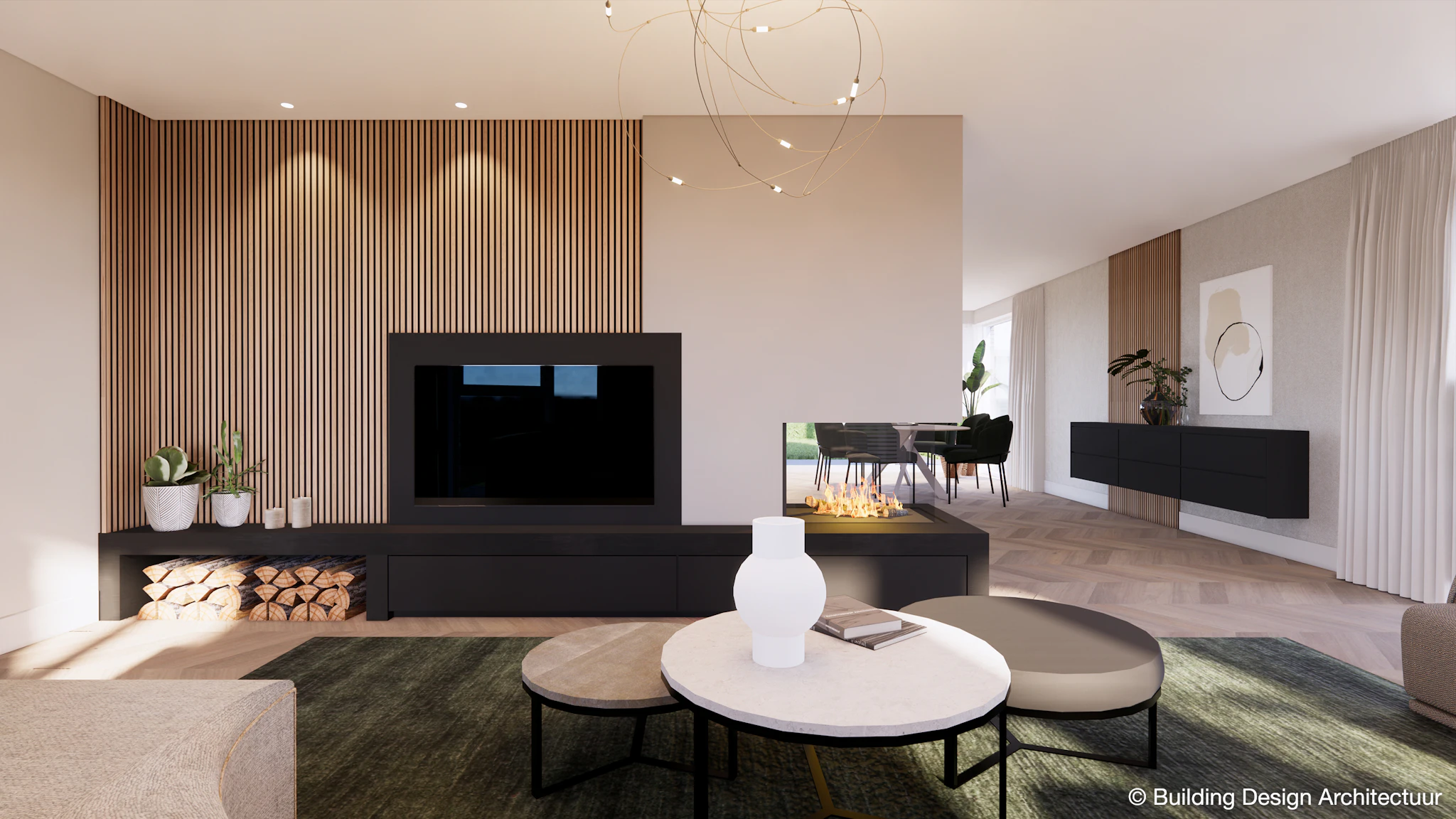 Modern interieurontwerp woning
